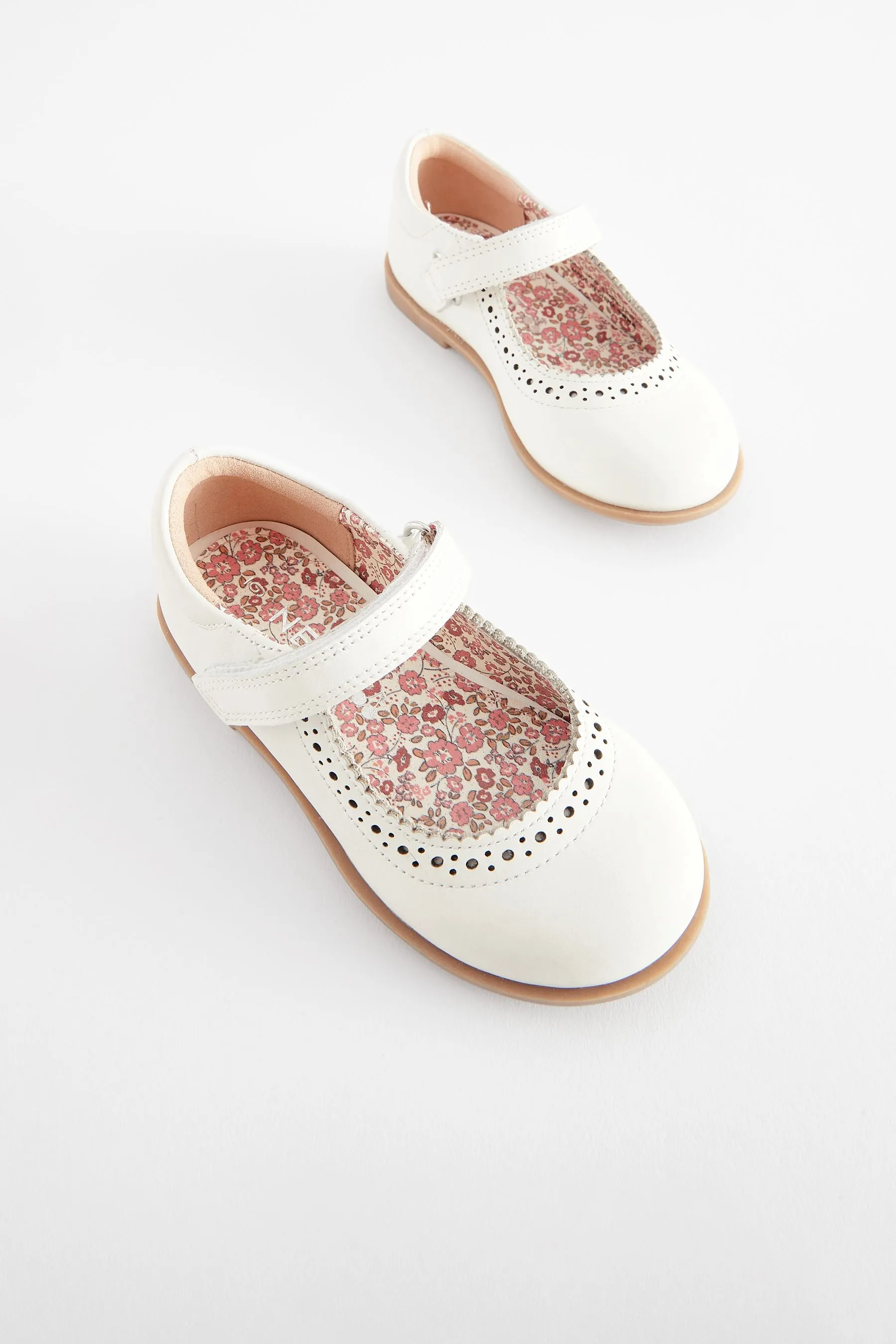 Scarpe brogue Mary Jane in pelle     